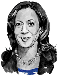 illustration of Kamala Harris