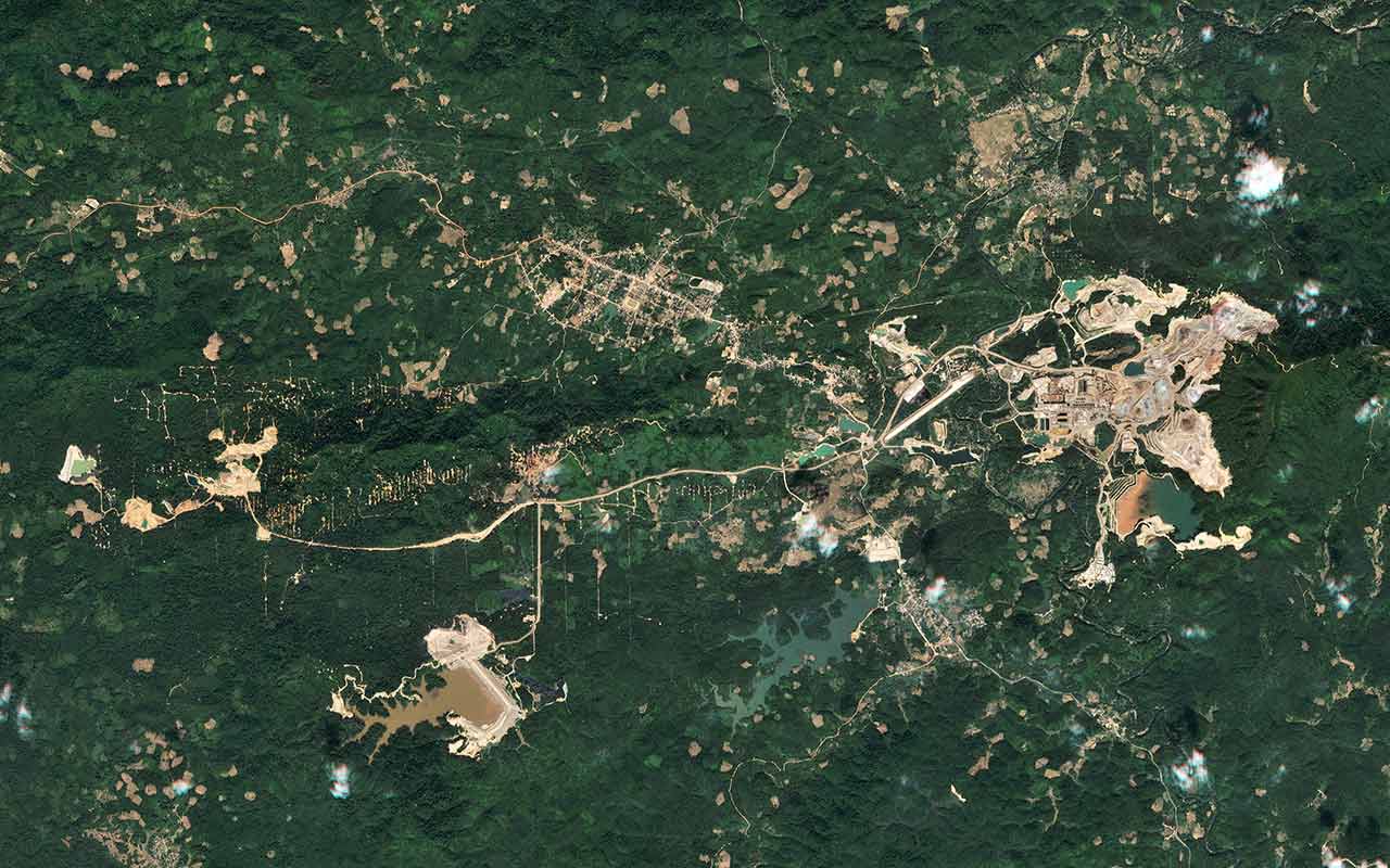 Sepon copper mine in Laos in 2010